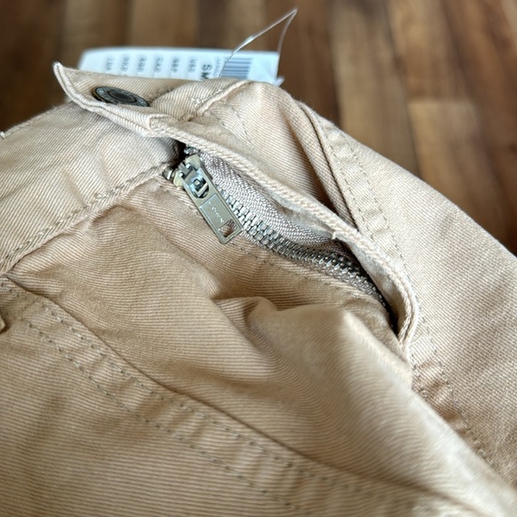 John Galt NWT Wide Leg Boot Flare Tan Khaki Pants Size Small Trendy Bottoms $42 - Picture 11 of 13